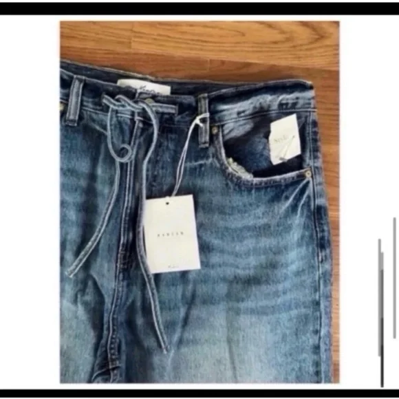 KANCAN 90’s Wide Leg Flare Hi Rise Jeans - Picture 8 of 10